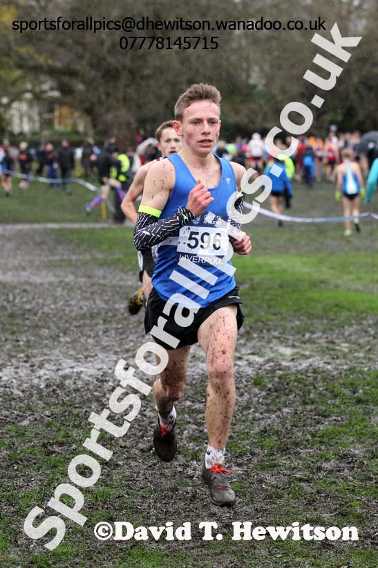 Mens under-17s, British Athletics Liverpool Cross Challenge, Sefton Park, Liverpool. Photo: David T. Hewitson/Sports for All Pics